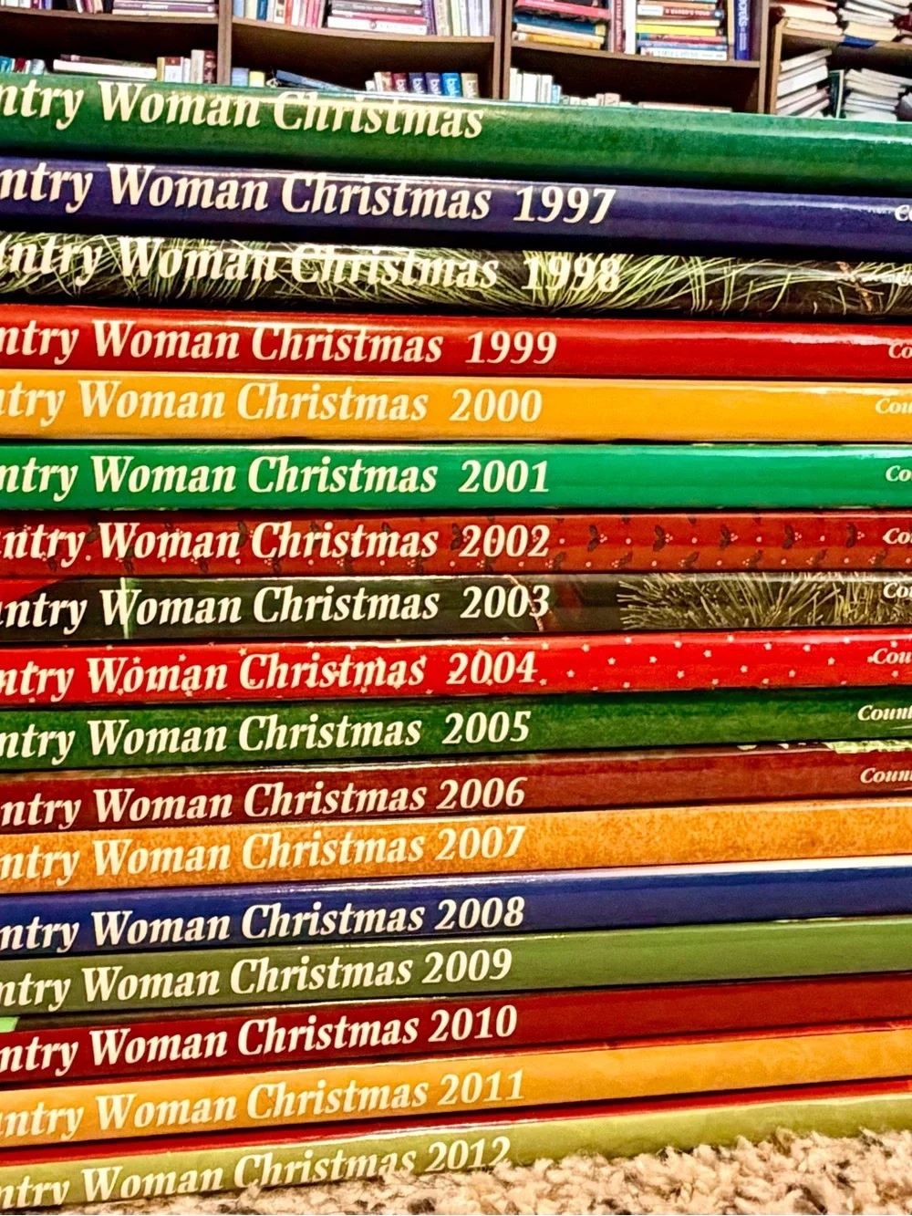 Country Woman Vintage Christmas Cookbook Complete 17 Book Set (1996-2012)